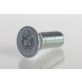 Plow Bolt, Grade 5, Flat Head, Zinc Finish Steel, 7/16-14 x 1-1/4"