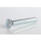 Plow Bolt, Grade 5, Flat Head, Zinc Finish Steel, 7/16-14 x 3"