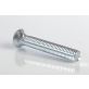 Plow Bolt, Grade 5, Flat Head, Zinc Finish Steel, 7/16-14 x 3"