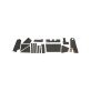 4001 K&M Tractor Cab Foam Kit fits Allis Chalmers