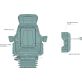 12534782 Brown Proboss AS3510 12V Air Ride Cloth Seat 