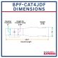 Bull Pull BPF-CAT4JDF Articulating Implement Hitch Category 3-4