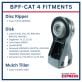 Bull Pull BPF-CAT4 Articulating Implement Hitch Category 3-4