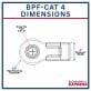 Bull Pull BPF-CAT4 Articulating Implement Hitch Category 3-4