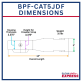 Bull Pull BPF-CAT5JDF Articulating Implement Hitch Category 5