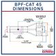 Bull Pull BPF-CAT 45 Articulating Implement Hitch Category 5