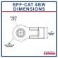 Bull Pull BPF-CAT 4BW Articulating Implement Hitch Category 3-4