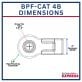 Bull Pull BPF-CAT 4B Articulating Implement Hitch Category 3-4