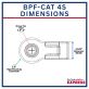 Bull Pull BPF-CAT 4S Articulating Implement Hitch Category 3-4
