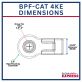 Bull Pull BPF-CAT 4KE Articulating Implement Hitch Category 3-4 fits Kinze