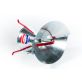 National 3600 Bushel/Hr Standard Spin Level Gravity Grain Spreader