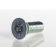 Plow Bolt, Grade 5, Flat Head, Zinc Finish Steel, 7/16-14 x 1-1/4"