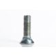 Plow Bolt, Grade 5, Flat #3 Head, Zinc Finish Steel, 7/16-14 x 1-1/2"