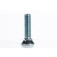 Plow Bolt, Grade 5, Flat Head, Zinc Finish Steel, 7/16-14 x 1-3/4"