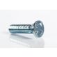 Plow Bolt, Grade 5, Flat Head, Zinc Finish Steel, 7/16-14 x 1-3/4"