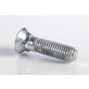 Plow Bolt, Grade 8, Flat Head, Zinc Finish Alloy Steel, 1/2-13 x 2"