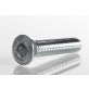 Plow Bolt, Grade 8, Flat Head, Zinc Finish Alloy Steel, 1/2-13 x 2-1/2"