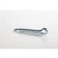 Hammerlock Cotter Pin, Steel, Zinc Finish, 0.141" Head Diameter, 1/8 x 1-1/4"