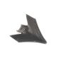 Nichols Ultrawing 7'' Bolt on 47° Field Cultivator Hard Faced Sweep 47UW7B7HFS
