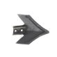 Nichols Ultrawing 7'' Bolt on 47° Field Cultivator Hard Faced Sweep 47UW7B7HFS