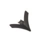 Nichols Ultrawing 12'' Bolt on 47° Field Cultivator Hard Faced Sweep 47UW12B7HFS