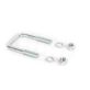 RB-0025-AS Rolling Basket U-Bolt 2x2 fits Remlinger