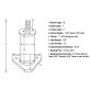 AKK15933 Disk Gang Axle Spool fits John Deere