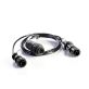 7 Pin Amphenol Adapter Cable to two 4 Pin Amp JD7-D2