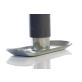Bulldog 178101 Round Trailer Jack, Side Mount, 5,000 lbs. Lift Capacity, Topwind, Weld-On, 10 Inch Travel