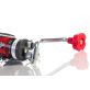 Bulldog 178101 Round Trailer Jack, Side Mount, 5,000 lbs. Lift Capacity, Topwind, Weld-On, 10 Inch Travel