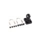 Ram 1.5" C Ball Mount Double U-Bolt Ball Base for 1" - 1.25" Rails RAM-235U