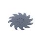Yetter 2967-101-ST Complete Shark Tooth Residue Manager Wheel Assembly