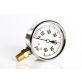 2.5 Inch 0-60 PSI Liquid Filled Pressure Gauge 2141GXB60
