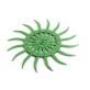 AKK33269 Green Rotary Hoe Wheel 21" fits John Deere