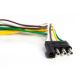 4 Wire Flat Trailer Plug 12'' Lead