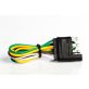4 Wire Flat Trailer Plug 12'' Lead