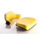 2 Piece Yellow Vinyl Tractor Seat fits John Deere