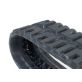T445530 Skid Steer Rubber 16" Staggered C Block Track fits John Deere 450x86x52