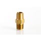 Milton 646 1/4" Hex Male Brass Nipple