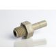 Push Connect Male Stem Adapter 1/4" Stem OD to 1/8" NPTM Thread