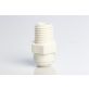 Push Connect Male Connector 1/4" Tube OD to 1/4" NPTM Thread