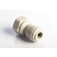 Push Connect Female Adapter 1/4" Tube OD to 1/4" NPTF Thread