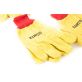 Kinco 5 Pack Yellow Chore Gloves Large