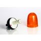 80 Amber LED Beacon Warning Light DIN Mount