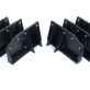 LANH22104X Combine Powercast Tailboard Spinner Blades with Galvanized Cover fits John Deere
