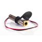 LED Amber Beacon Plain Pipe Bracket DIN Mount