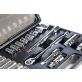 Performance Tool 23 Pc. Metric 3/8'' 6 Point Ratchet & Socket Set