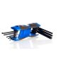Performance Tool 8 Piece Metric Allen Wrench Set