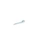 Hammerlock Cotter Pin, Steel, Zinc Finish, 0.172" Head Diameter, 5/32 x 1"
