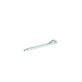 Hammerlock Cotter Pin, Steel, Zinc Finish, 0.172" Head Diameter, 5/32 x 1-1/2"